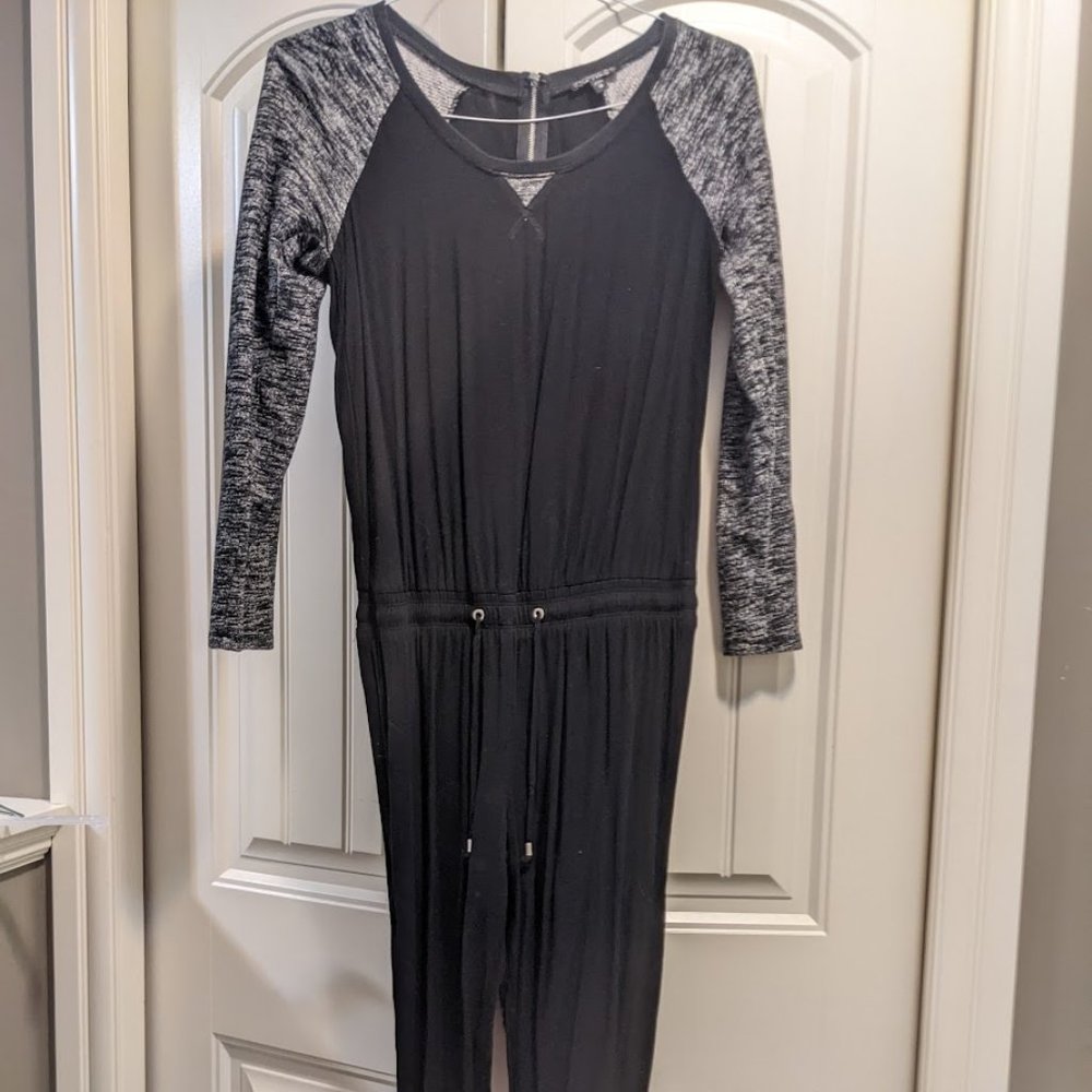 Women's Size XS Jumper Romper Jumpsuit Sports One Piece Black White